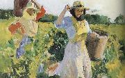 Joaquin Sorolla Sherry grape mining oil painting on canvas